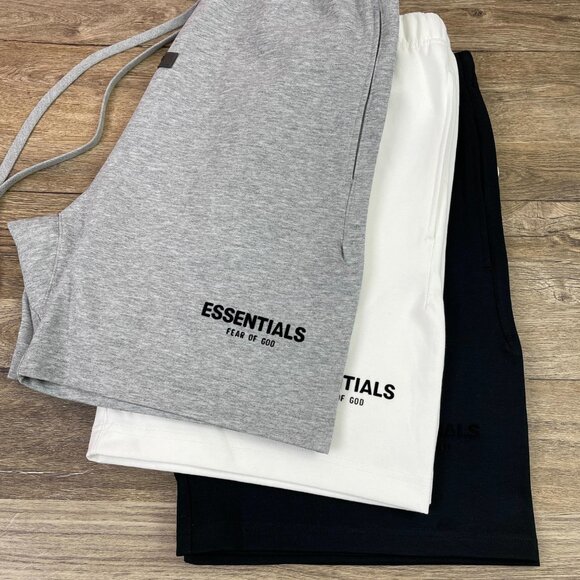 Fear of God Essentials Flocking Shorts Iron Spring Summer Season - Picture 7 of 10